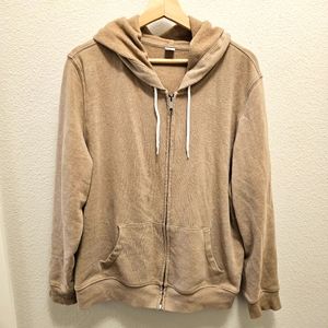 Old navy tan zip up hoodie